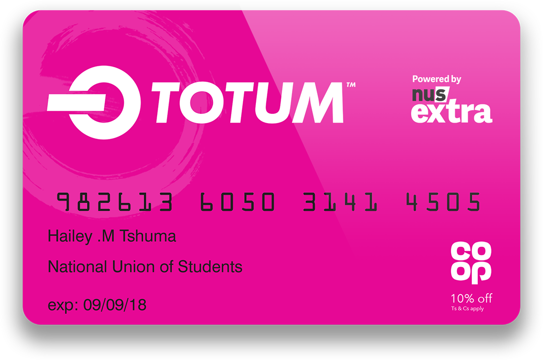 student totum card Cards Money Now!   City BCUSU Birmingham   Save Totum