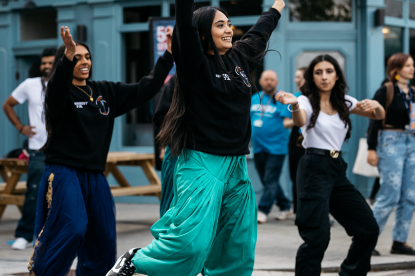 Bhangra society dancing