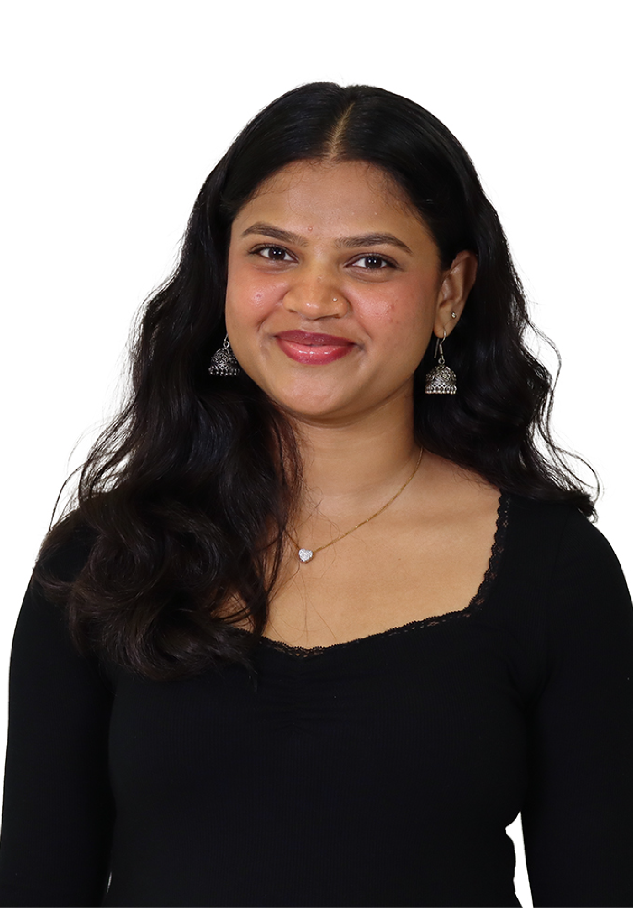 Kristina in black smiling